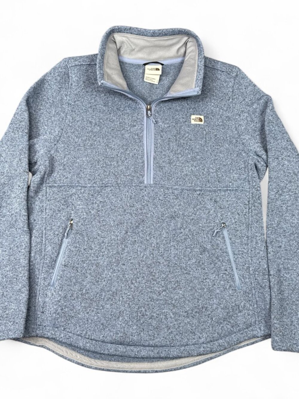 The North Face Crescent Pullover Fleece Women's L Blue Heather